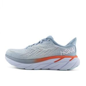 NEW HOKA Clifton 8 Running Shoes In Blue Fog/Plein Air